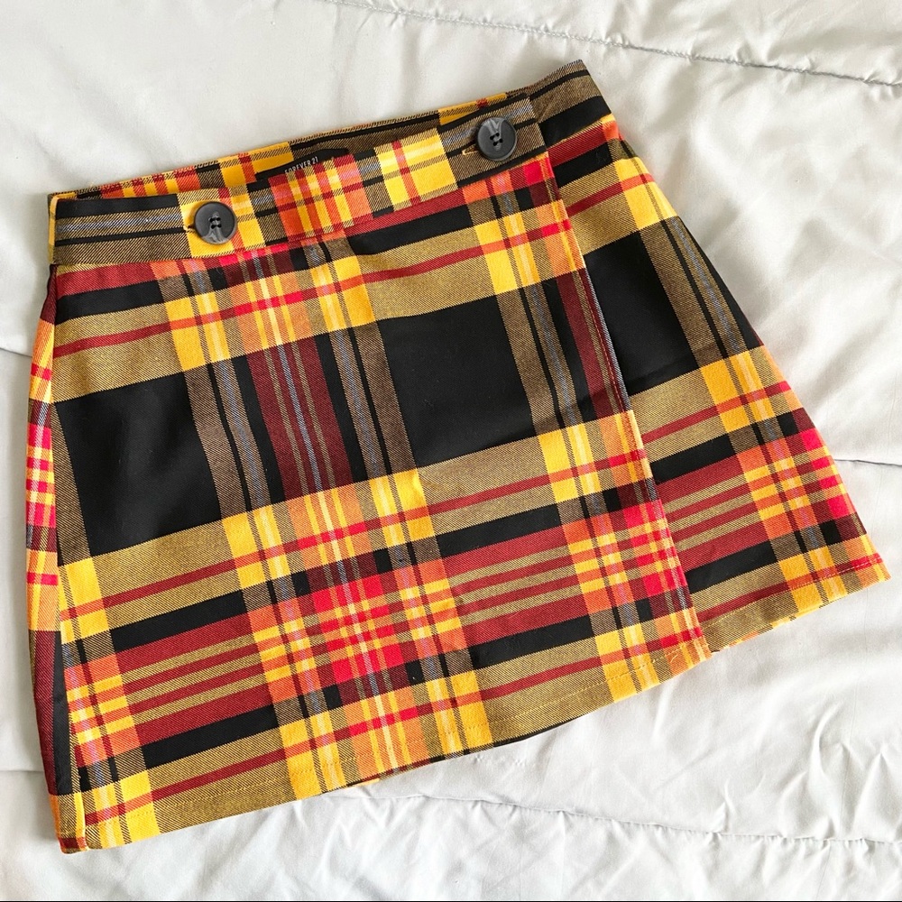 Plaid Mini Skirt